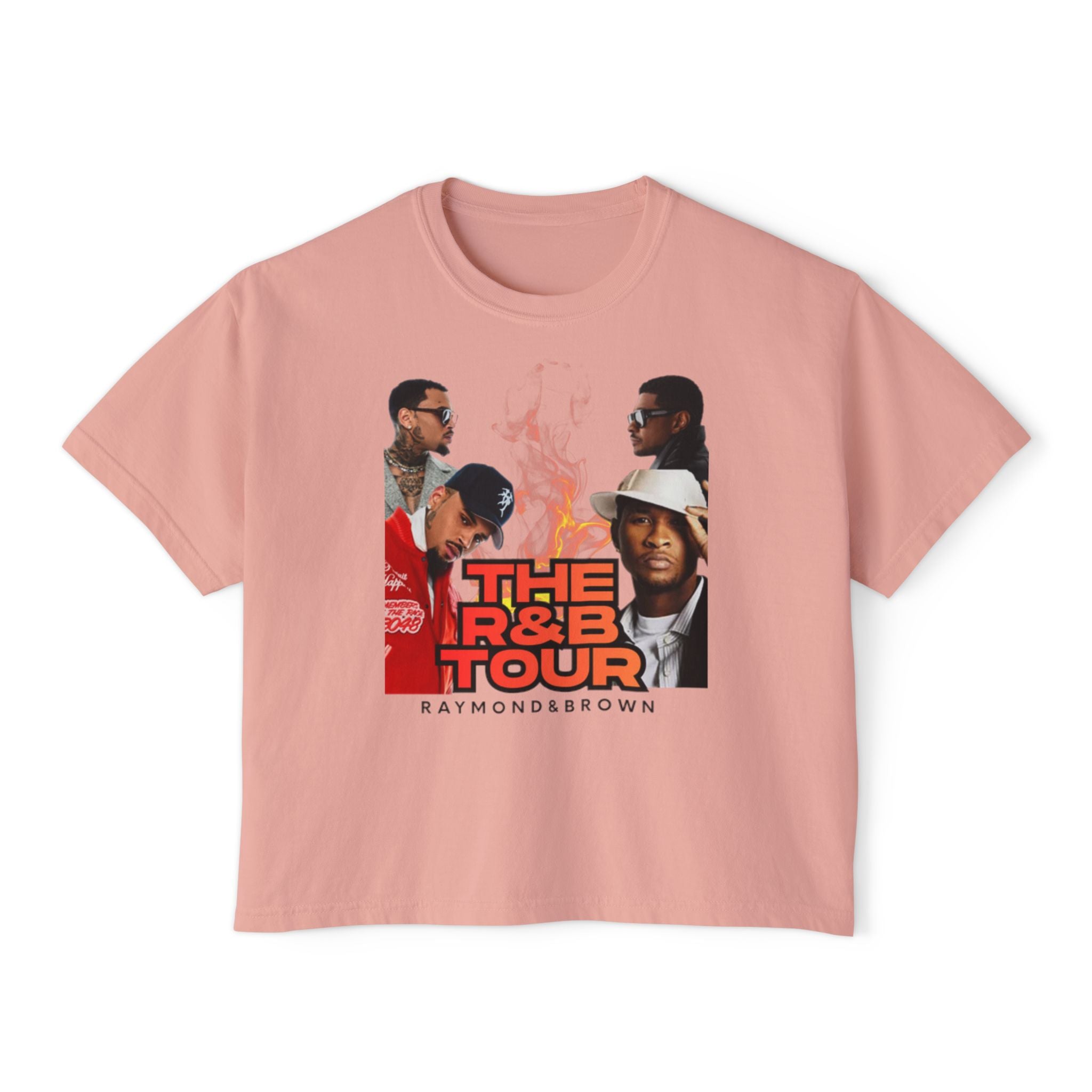 RnB Tour Graphic Boxy Tee — 'The RnB Tour' Concert Shirt